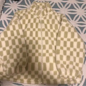 Target Brand “A New Day” Checkered Sherpa Jacket